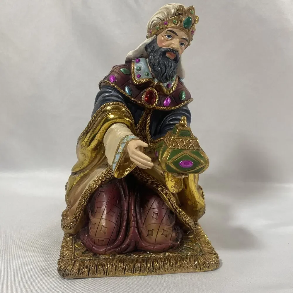 Kirkland Nativity Christmas Creche De Noel #915694 Replacement Kneeling Wiseman